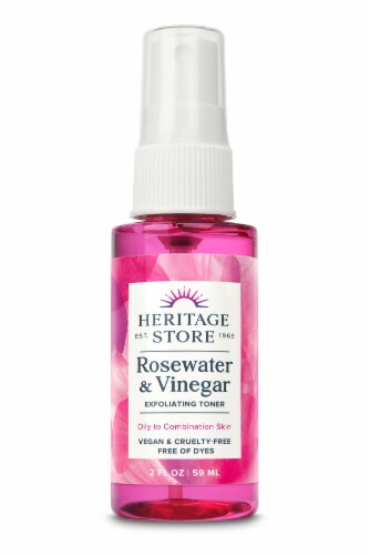 Heritage Store® Rosewater & Vinegar Exfoliating Toner Perspective: front