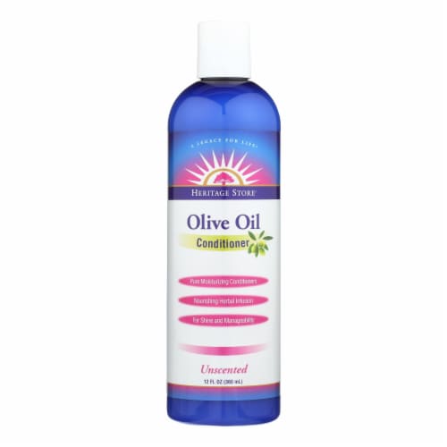 Heritage Store Olive Oil Conditioner - Unscented - 12 fl oz Perspective: front