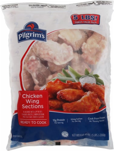 Pilgrim's Chicken Wing Sections Perspective: front