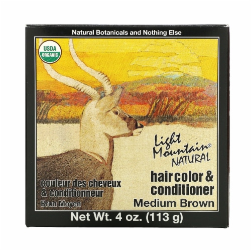 Light Mountain Medium Brown Hair Color & Conditioner Perspective: front