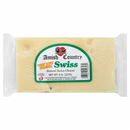 Amish Country Low Sodium Swiss Cheese Perspective: front
