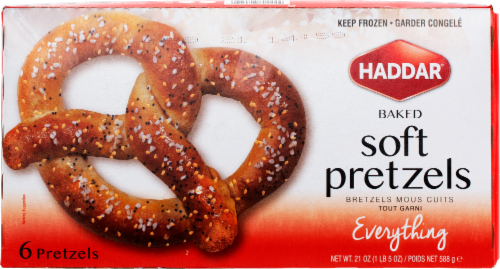 Haddar® Everything Frozen Soft Pretzels Perspective: front