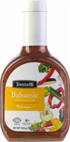 Tonnelli Balsamic Vinaigrette Salad Dressing Perspective: front