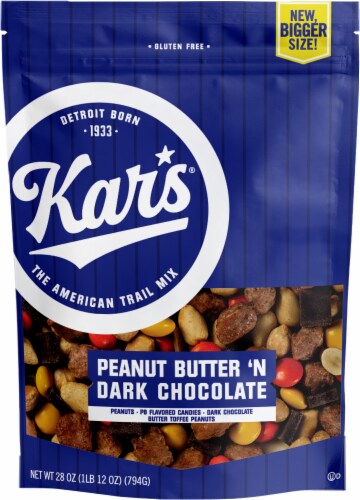 Kar's® Peanut Butter 'N Dark Chocolate Trail Mix Perspective: front