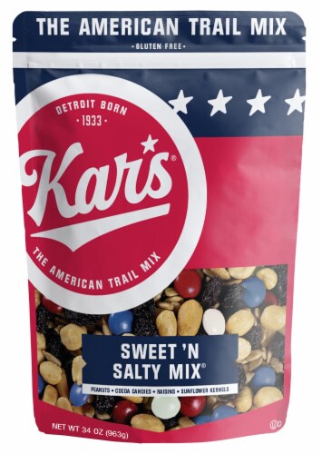 Kar's Americana Sweet 'N Salty Trail Mix Perspective: front