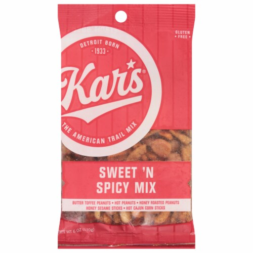 Kar's Fresh Harvest Sweet n Spicy mix Snack Mix 6 oz. Bagged - Case Of: 12; Perspective: front