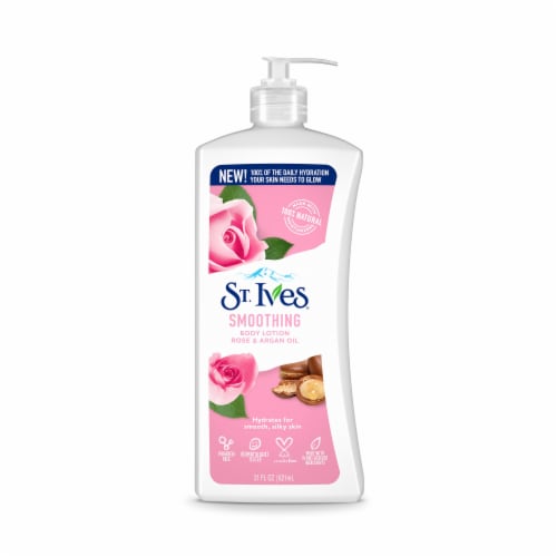 Integration tårn repræsentant St. Ives Smoothing Rose & Argan Oil Body Lotion, 21 fl oz - QFC