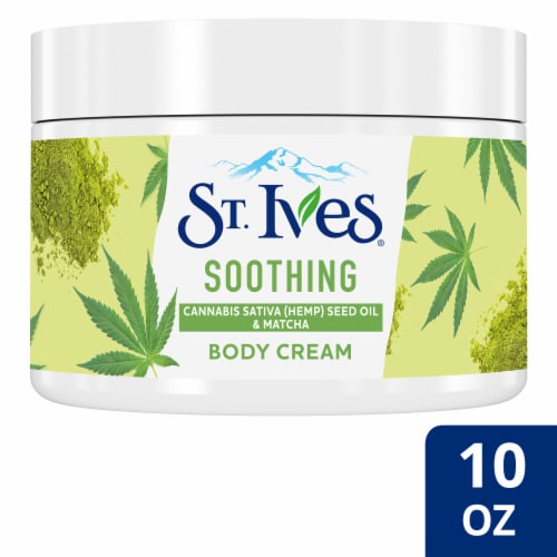 St. Ives Soothing Hemp Seed Oil & Matcha Soothing Body Cream Perspective: front