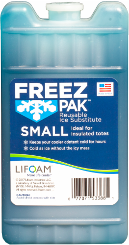 Freez Pak Reusable Ice Substitute - Blue Perspective: front
