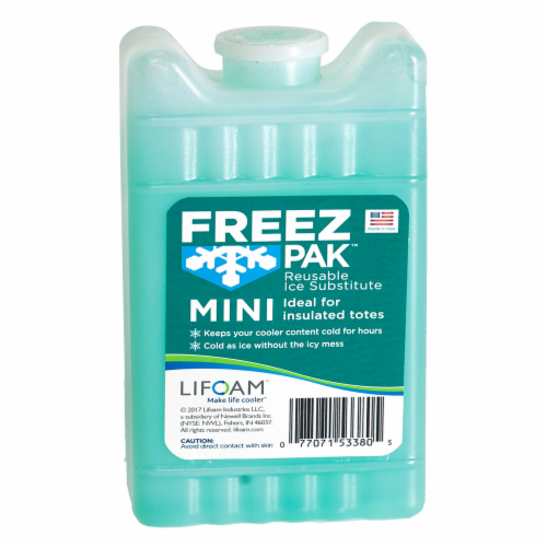 Freez Pak™ Mini Freezer Pack - Green Perspective: front