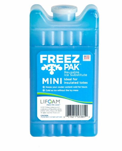 Freez Pak™ Mini Freezer Pack - Sky Blue Perspective: front