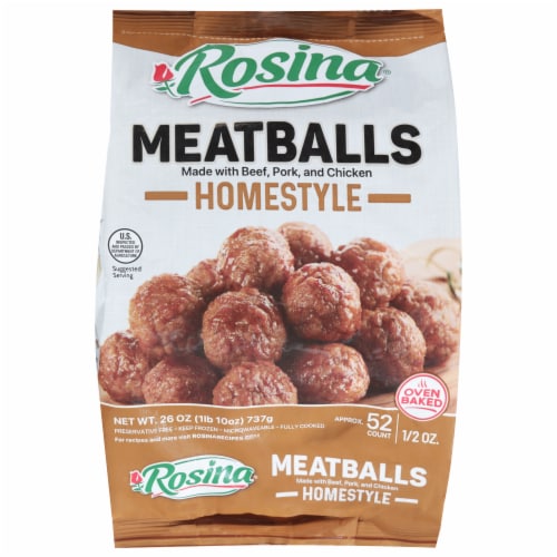 Rosina Homestyle Meatballs Perspective: front
