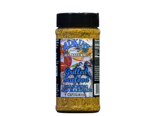 Adkins Grilled Seafood Seasoning Perspective: front