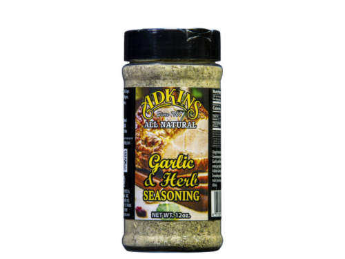 Adkins Garlic & Herb Seasoning Perspective: front