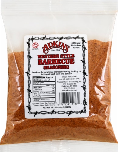 Adkins Western Style BBQ Seasoning Perspective: front