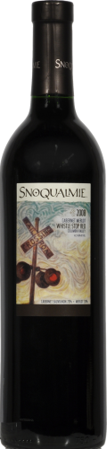 Snoqualmie Vineyards Whistlestop Red Blend Washington Red Wine Perspective: front