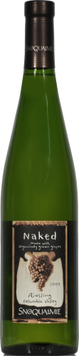 Snoqualmie Naked Columbia Valley Riesling Perspective: front