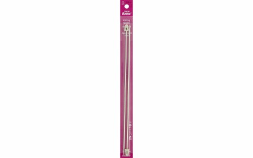 Susan Bates Silvalume Single Point Knitting Needles 10 -Size 1/2.25mm Perspective: front
