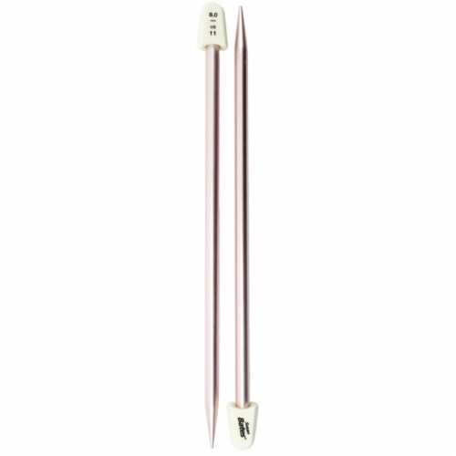 Susan Bates Silvalume Single Point Knitting Needles 14 -Size 11/8mm Perspective: front