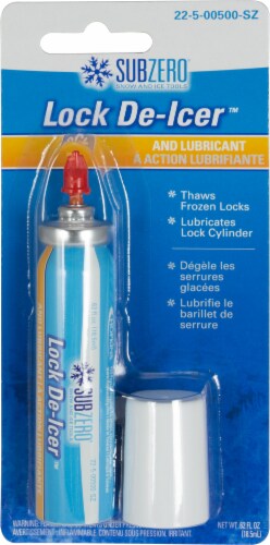 Subzero Lock De-Icer and Lubricant Perspective: front