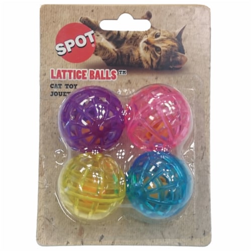 Spot Lattice Balls Cat Toys Perspective: front