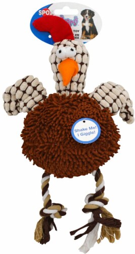 Spot Dog-Gigglers Plush Chicken Dog Toy Perspective: front