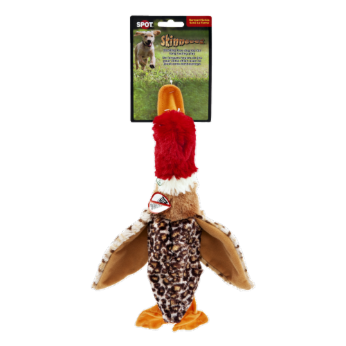 Spot Skeeenz Mallard Duck Stuffing Free Dog Toy Perspective: front
