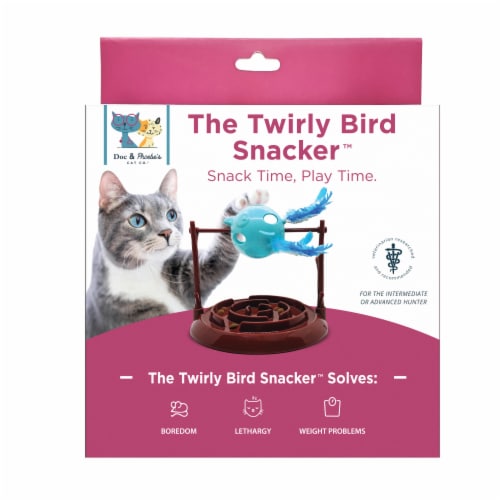 Spot Twirly Bird Snacker™ Cat Toy Perspective: front
