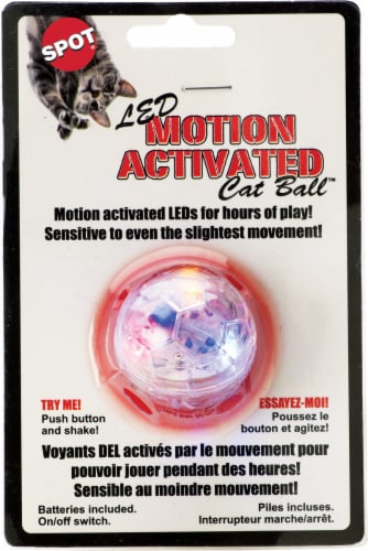 Motion activated ball top