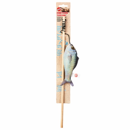 Spot Gone Fishin' Teaser Wand Catnip Cat Toy Perspective: front