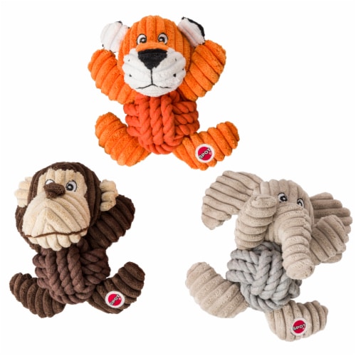 Spot ST54369 6.5 in. Knot for Nothing Dog Toy, Assorted Perspective: front
