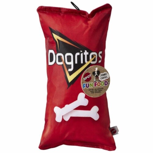 Ethical Products Dogritos Chip Bag Dog Toy Perspective: front