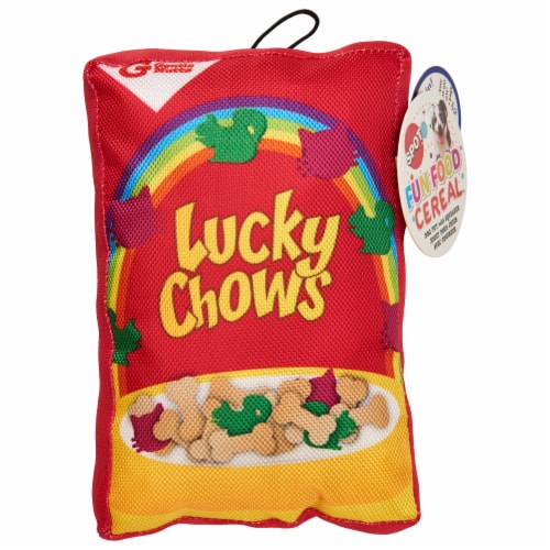 Spot Fun Food Lucky Chows Dog Toy Perspective: front