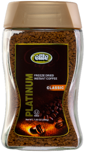 Elite Platinum Freeze Dried Classic Coffee Perspective: front