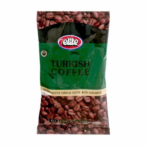 Elite Coffee Turkish Cardamon Coffee Perspective: front