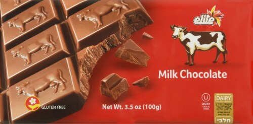 Elite Milk Chocolate Bar Perspective: front
