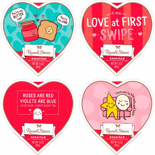 Russell Stover® Assorted Chocolates Adult Humor Heart Perspective: front