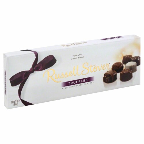 Russell Stover Assorted Truffles Boxed Chocolate Perspective: front