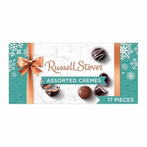 RUSSELL STOVER Christmas Assorted Crèmes in Milk & Dark Chocolate Gift