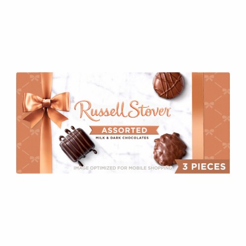 Russell Stover Assorted Milk & Dark Chocolates Perspective: front
