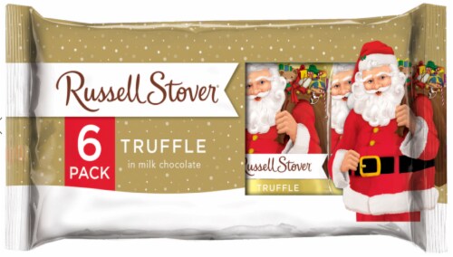 Russell Stover Truffles in Milk Chocolate Holiday Pack Perspective: front