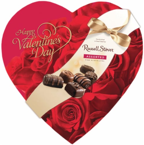 Russell Stover Chocolate Romantic Heart Perspective: front