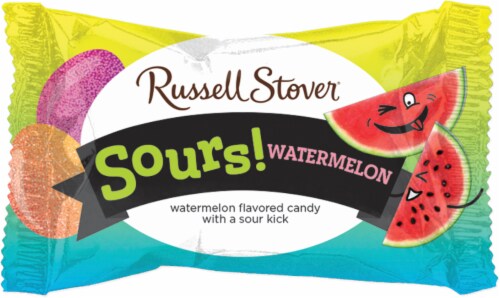 Russell Stover Watermelon Flavored Sours Perspective: front