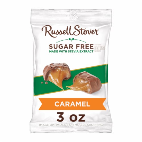 RUSSELL STOVER Sugar Free Caramel Chocolate Candy Bag 3 oz Dillons