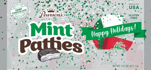 Pearson's Holiday Mint Patties Perspective: front