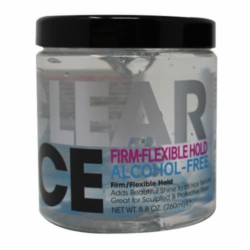 Ampro Pro Styl®'s Clear Ice® Alcohol-Free Firm Flexible Hold Gel Perspective: front
