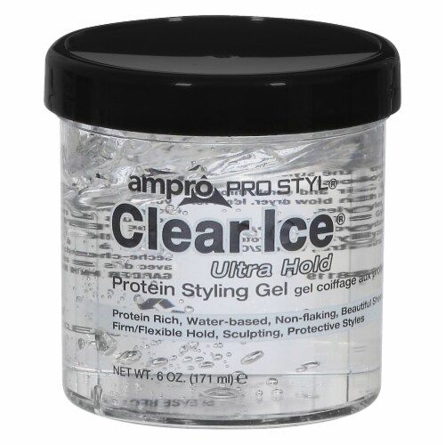 Ampro Pro Styl® Clear Ice® Ultra Hold Hair Gel Perspective: front