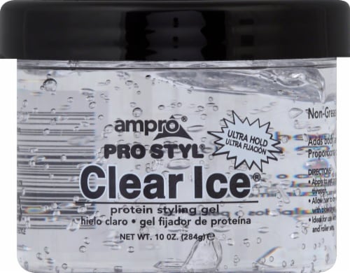 Ampro® Pro Styl® Clear Ice® Ultra Hold Protein Styling Gel Perspective: front