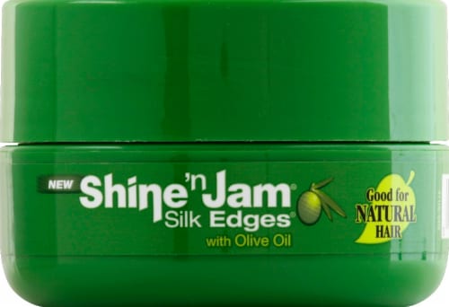 Ampro Shine ‘N Jam Olive Oil Silk Edges Hair Gel Perspective: front