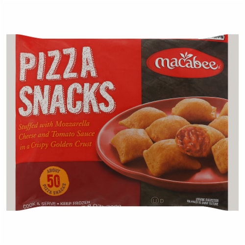 Macabee® Pizza Snacks Perspective: front